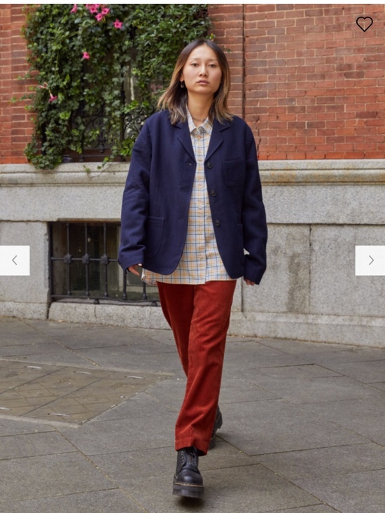 NWT UNIQLO INES DE LA FRESSANGE CORDUROY TAPERED ANKLE PANTS. NEW - Picture 11 of 13